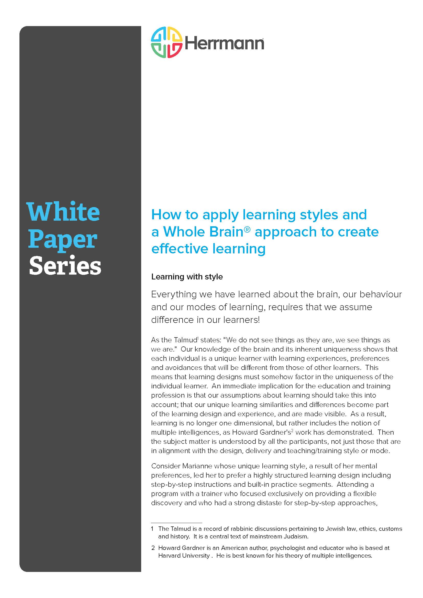 White Paper - Effective Learning