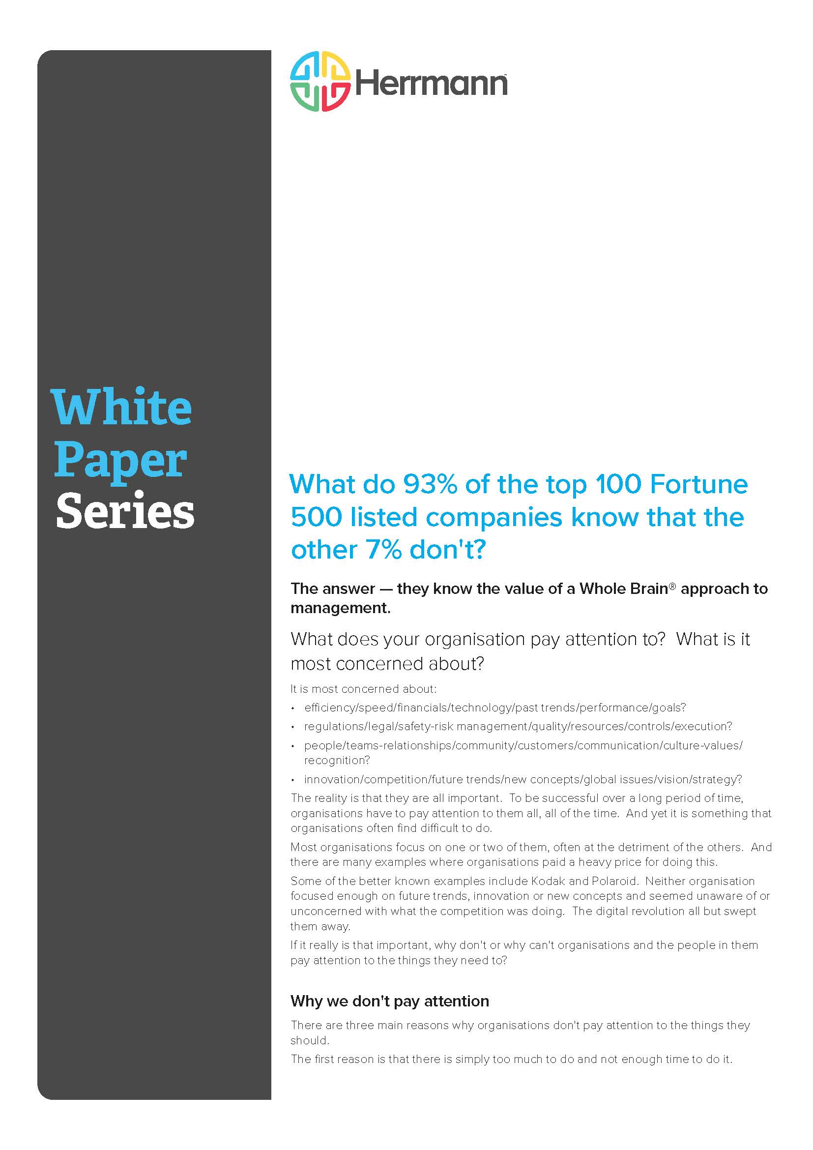 White Paper - Fortune 500