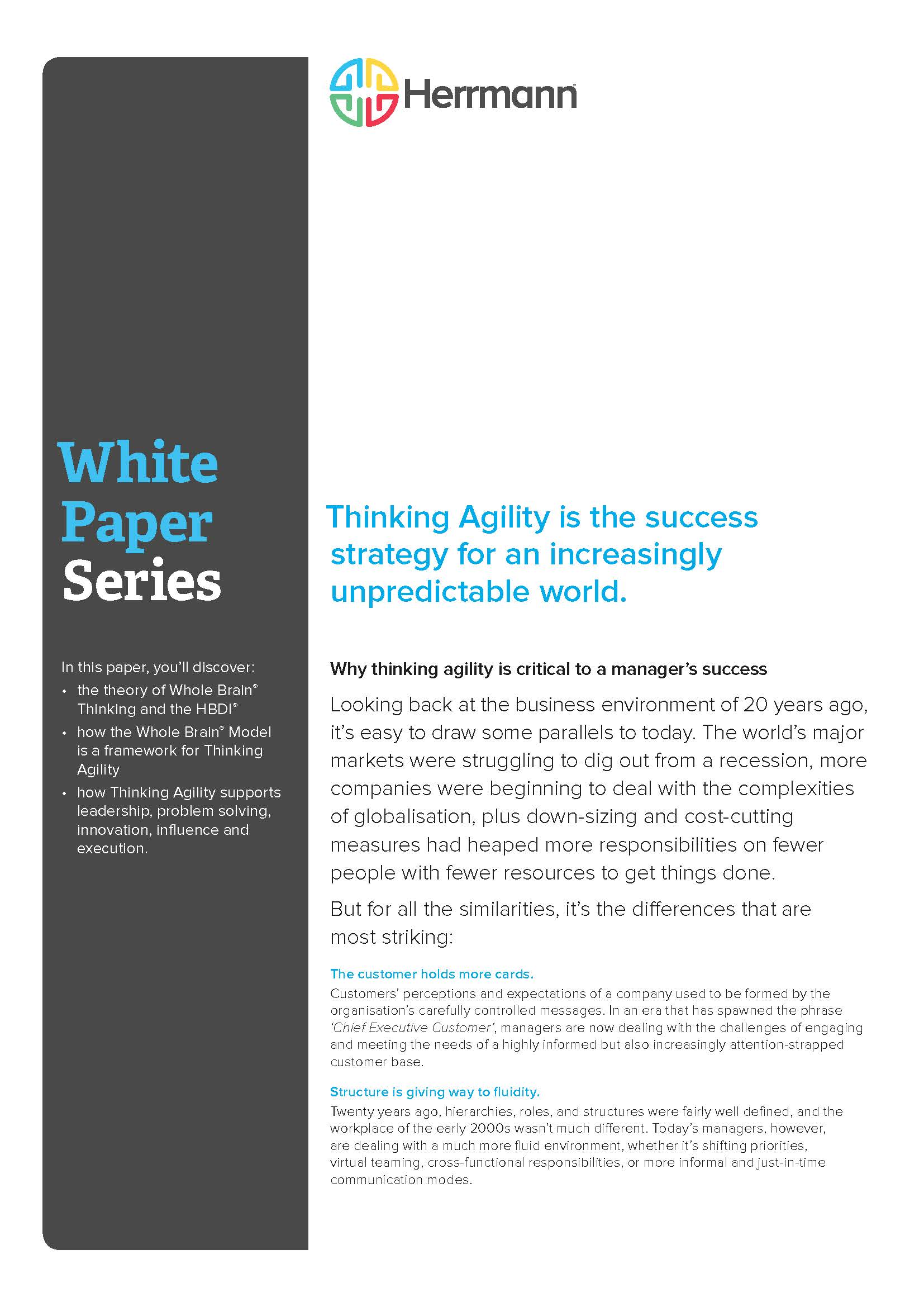 Whitepaper - Thinking Agility